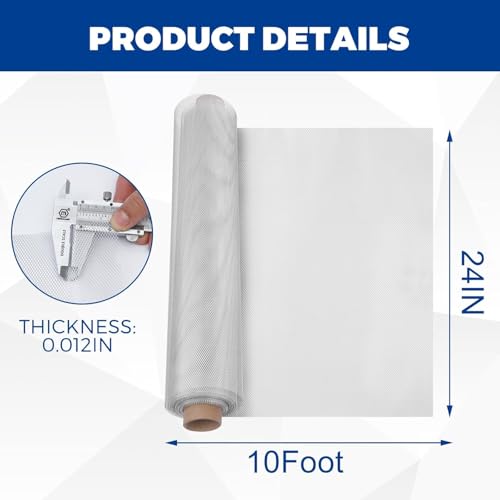 Aluminum Wire Mesh for Arts and Craft Sculpting Mesh Roll 24 Inch by 10 Foot for Sculpture Projects Craft Wire Mesh for Crafts - size: 24inch x 10foot