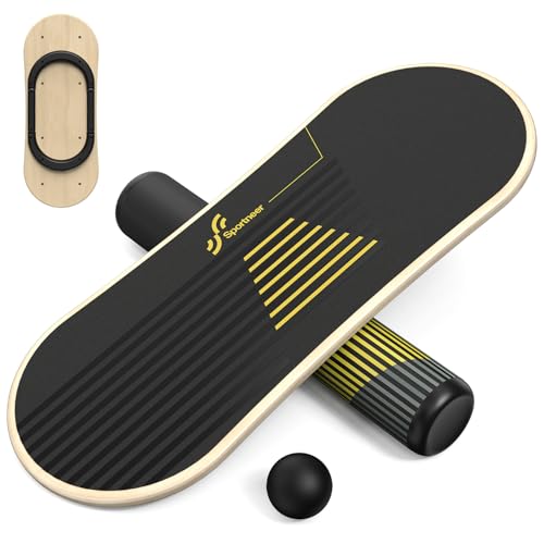 Sportneer Balance Board, 7-Mode Balance Trainer with Roller & Ball - color: Gold