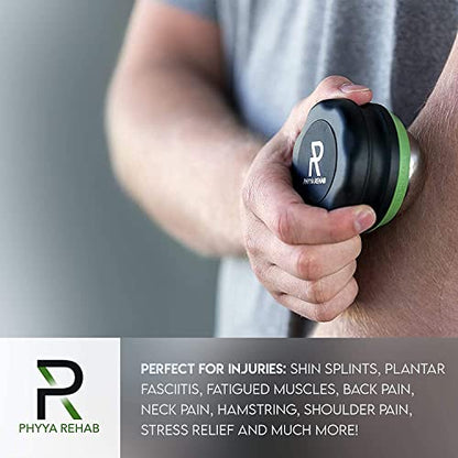 Phyya Rehab - Massage Ice Roller Ball - Roller for Muscles Deep Tissue - Cold Therapy - Plantar Fasciitis Roller (Pack of 2) - size: 1 Count (Pack of 2)