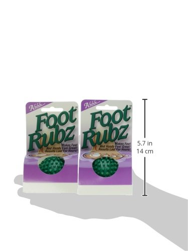 Due North Foot Rubz Foot Hand and Back Massage Ball, 2 Count