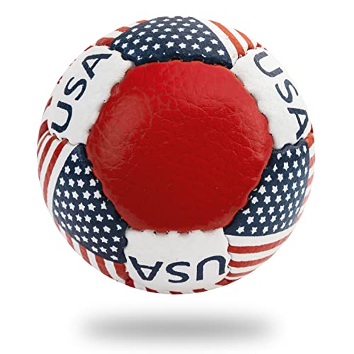 Soft Practice Lacrosse Balls,1, 2, 3, 6, 12, 24, 36, 60, & 120 Packs - Same Weight & Size as a Regulation Lacrosse Balls, Great for Indoor & Outdoor Practices, Less Bounce & Minimal Rebounds - color: American Flag, size: 12 Pack