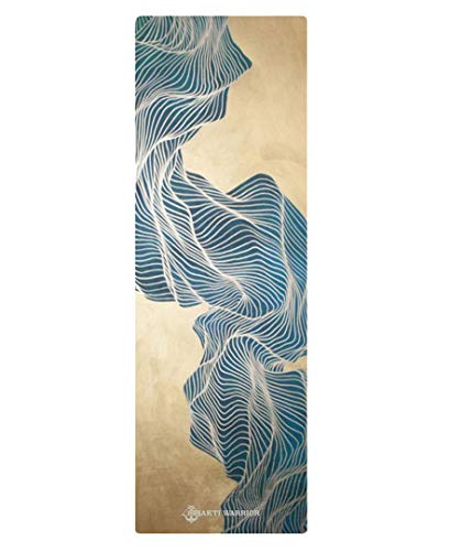 Shakti Warrior Suede Yoga Mat, Non Slip, 72 x 24 Inch, 3mm Thick - color: Kundalini