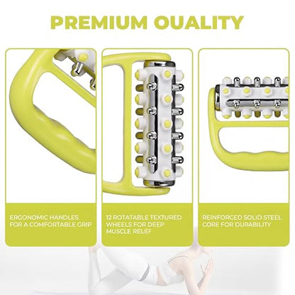 Cellulite Massage Tool (Yellow) - color: Yellow