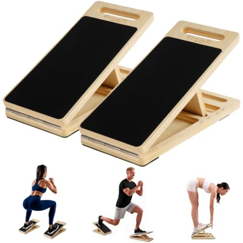 Slant Board for Exercise, Split Calf Stretcher for Physical Therapy