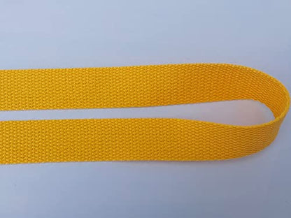 1 Inch Cotton Webbing 10 Yards Cotton Strap for Tote Canvas Bags Crafts Sewing (2013 Golden Yellow) - color: 2013 Golden Yellow