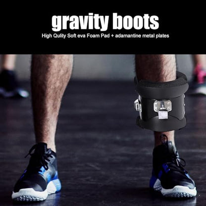Zerone Boots Hanging Inversion Boots Solid Steel Boots Inversion Boots for Pull Up Hanging Hang Up Boots for Stretching Muscles, Relieving Back Pain
