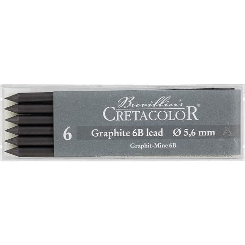 Cretacolor Graphite Lead, Graphite Lead 6B - style: Graphite 6B