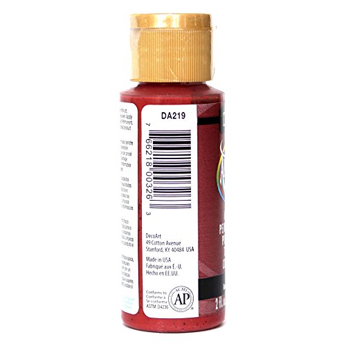 DecoArt Americana Acrylic Paint, 2-Ounce, Heritage Brick - color: Heritage Brick, size: 2 Fl Oz (Pack of 1)