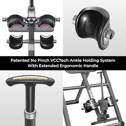 Innova ITX9900 Inversion Table with Air Lumbar Support, Black/Gray - style: ITX9900