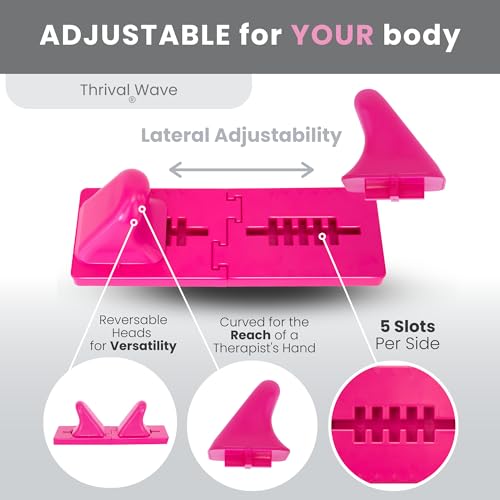Thrival Wave, Adjustable Psoas Muscle Release Tool, Pink - color: Pink, size: Thrival Wave