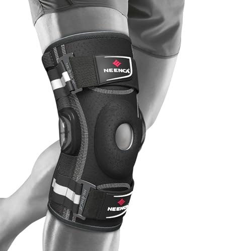 NEENCA Professional Knee Brace, Hinged Knee Support for Women & Men Relief - size: Small
