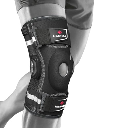 NEENCA Professional Knee Brace, Hinged Knee Support for Women & Men Relief - size: Small