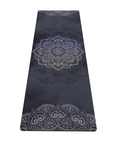 nuveti Yoga Mat Print Extra Thick TPE Non Slip Fitness Exercise Mat with Carrying Bag,72"x24" Extra Thick 6MM Exercise & Workout Mat for Yoga, Pilates Fitness and Floor Exercises - color: ManTuoLuo5