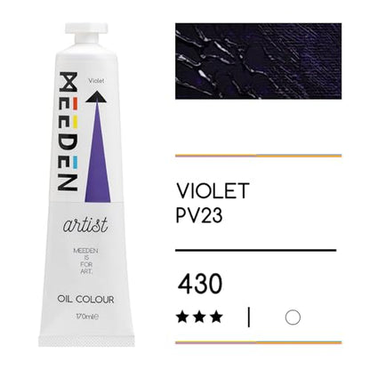 MEEDEN Artist Grade Oil Paint: Violet - 170ml/5.7oz Tube | Professional Art Paints and Supplies for Canvas Painting - color: Violet, size: 5.7 Fl Oz (Pack of 1)