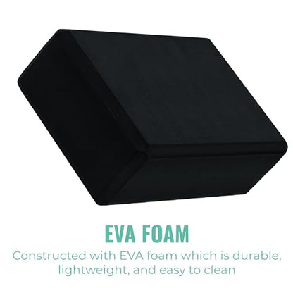 3in Foam Bulk Yoga Blocks, 10 Pack - color: Black