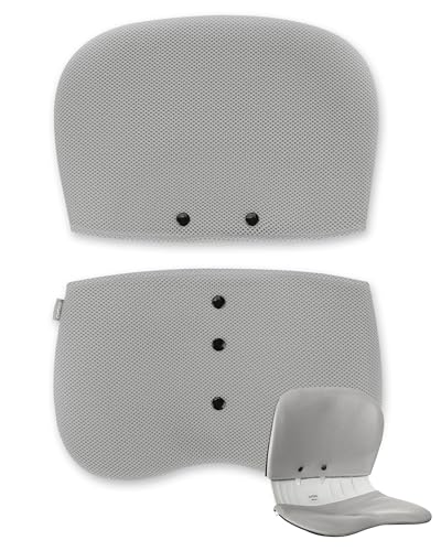 curble Wider Cover, Detachable Cover for Teenager Chair, Ergonomic Chair Back Support and Lumbar Support (Cover Grey) - color: Cover Grey