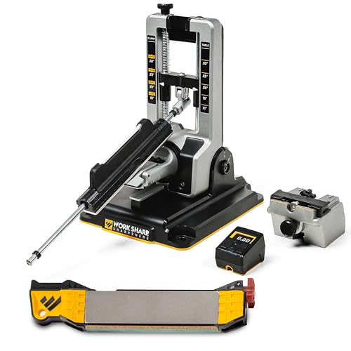 Work Sharp Pro Precision Adjust Elite & Guided Field Knife Sharpener Kit - Professional Sharpening System for Kitchen, Pocket & Outdoor Knives - Complete 2-Piece Bundle Set - style: Pro PA + GFS