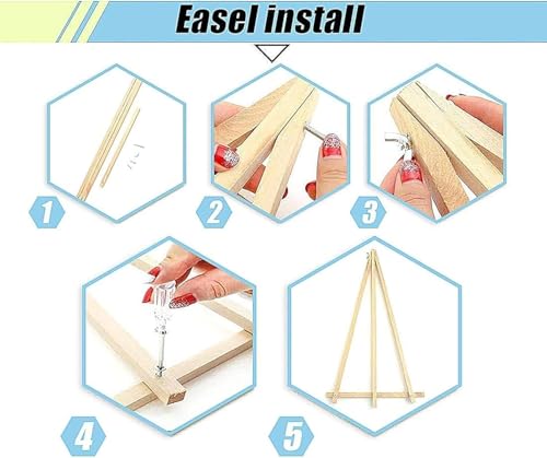 Jesus Paint by Numbers Kit for Adults Framed Canvas, with Wooden Easel | Jesus Canvas Redemption Lost Sheep Number Artist Paint by Number on Canvas, DIY Acrylic Oil Painting Kits 9.45x11.8in - color: YH03436