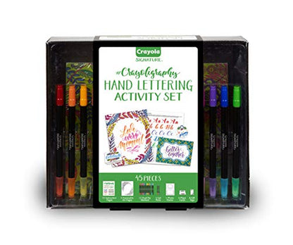 Crayola Signature Crayoligraphy Hand Lettering Art Set, Gift for Teens, Mothers Day Gifts, Age 14+