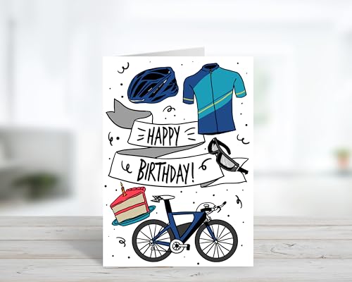 Happy Birthday Outdoor Cyclist – Male - style: Cycle M