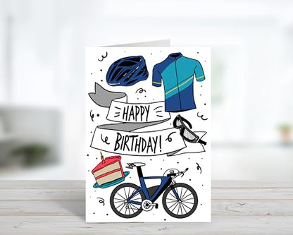 Happy Birthday Outdoor Cyclist – Male - style: Cycle M