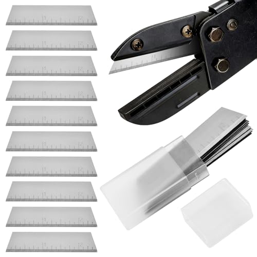 20 PCS 2-1/2" Replacement Blade, Cutting Tool Compatible with Crafts-man Handi-Cut 37301 37251 401 37300 37310 37252 Replace Knife Blades(High Carbon Steel)