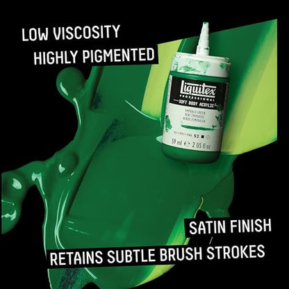Liquitex Soft Body Acrylic Paint, 2-oz Bottle, Deep Magenta | Low Viscosity, Highly Pigmented, Satin Finish, Retains Subtle Brush Strokes, Great Surface Coverage, Highly Versatile - color: Deep Magenta, style: 2-oz Bottle
