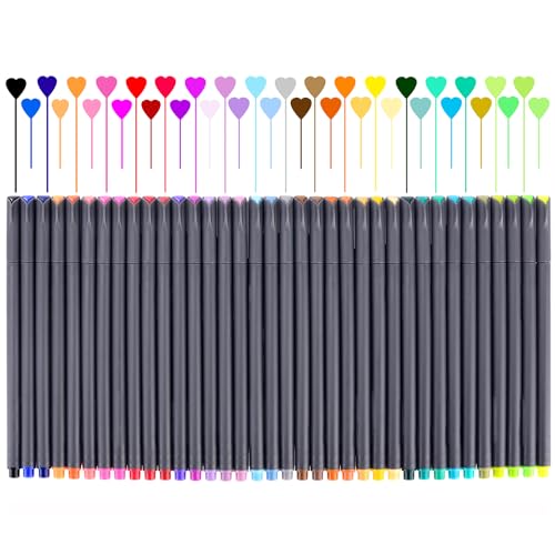 iBayam Colored Fineliner Pens 36 Pack, 0.38mm Fine Point, Bullet Journaling | Slim Pressure-Free Barrel, Smooth Writing Pens for Journaling, Note-Taking, Coloring, Sketching, Planning & Art Project - color: Multicolor, size: 1 Count (Pack of 36)