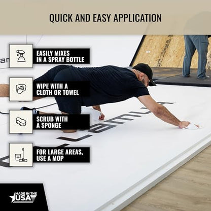 Dollamur Mat Attack! Wrestling Mat Cleaner, Rubber Floor Cleaner-Quart - size: 32 Fl Oz (Pack of 1)