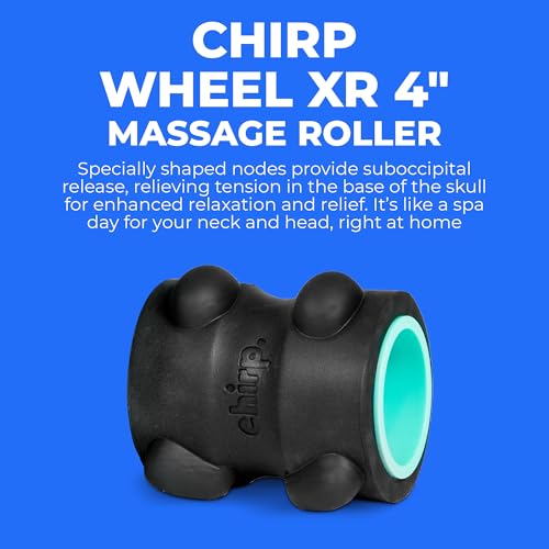 Chirp Wheel XR 4" Neck Wheel for Headache and Tension Relief, Mint | Neck Roller and Head Stretcher, Suboccipital Release Wheel, Tension Headache Massager, 4 Inch - size: 4 Inch Mint