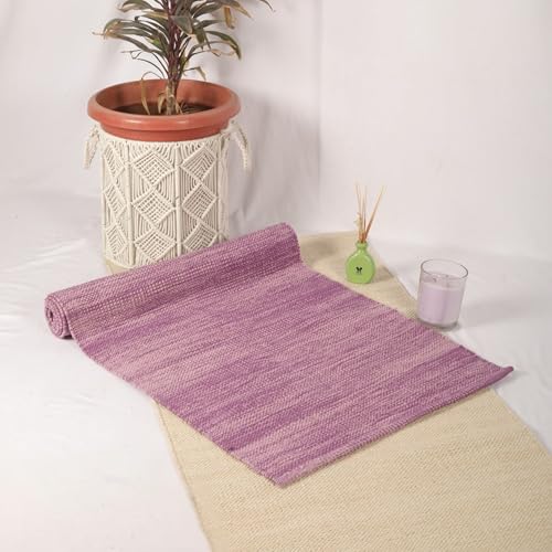 Trade Star Highly Absorbent Reversible Yoga Rug Perfect Size Mat Travel Mat for Indoor And Outdoor Use 72"L x 24"W Inches Organic Cotton Yoga Mat Handloomed Meditation Rug Tie Dye Yoga Mat for Exercise - color: Color 6