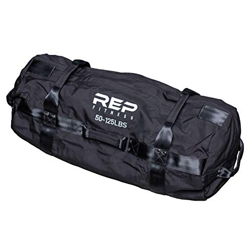 REP Fitness Adjustable Sandbag 1000D Cordura 5-200 Lbs 7 Reinforced Handles Water-Resistant Quick-Dry Small XL Functional Strongman Training Workout Cross-Fit Weighted Bag Exercise Gym Heavy - color: Large-Black