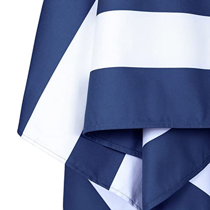 Dock & Bay Beach Towel - Quick Dry, Sand Free - Compact, Lightweight - 100% Recycled - Includes Bag - Cabana - Whitsunday Blue - Extra Large (200x90cm, 78x35) | Sand-Resistant, Includes Travel Bag, Lightweight & Compact, 100% Recycled DryQ Fabric, Extra L
