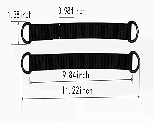 Tree Swing Straps Hanging Kit, 2Pcs 9.84 inches | Heavy Duty, For Swing, Hammocks, Seat, Yoga, Sandbags, Pulley System, Home Gym - color: 25cm straps
