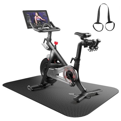 Treadmill Mat,Bike Mat,Stationary Bike Mat,Foldable Treadmill Mat for Hardwood Floors and Carpet.for Exercise Bike,Exercise Equipment Indoor Cycles,Rowing Elliptical (29.5" X 70.8") - color: 29.5" X 70.8"