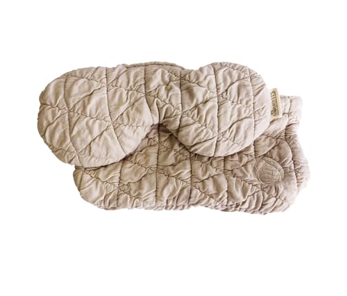 Quilted Eye Pillow/Oatmeal