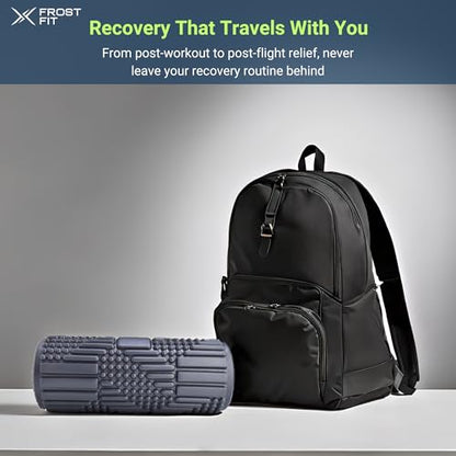 VibePro Flow Vibrating Foam Roller - 5-Mode Vibrating Massage Roller for Muscles Deep Tissue, Recovery, & Pain Relief - High-Intensity Electric Foam Roller for Back, Legs & Shoulders - Rechargeable - style: Flow