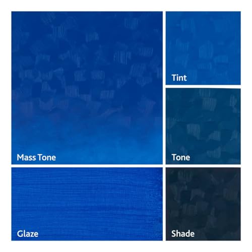 Tusc & Pine Artist Oil Paint - Cerulean Blue Pastiche (Hue), 40 ml, Non-Yellowing, Rich & Creamy Consistency, Maximum Pigment Load, Small Batch Milled Oil Paints Made in the USA - color: Cerulean Blue Pastiche (Hue), size: 1.35 Fl Oz (Pack of 1)