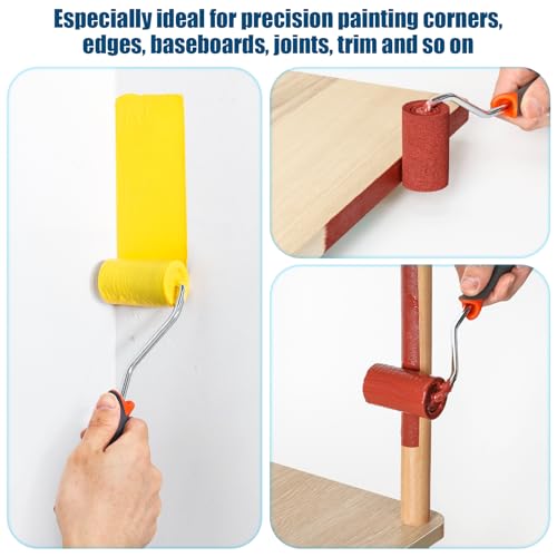 13 Pack 2" High Density Foam Paint Roller Kit for Smooth & Precision Finish