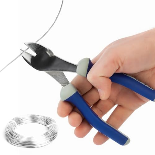 18 Gauge Aluminum Craft Wire, 164FT 1mm Bendable Metal Wire for Jewelry Making, Wreath Making, Beading (Silver) - color: Silver