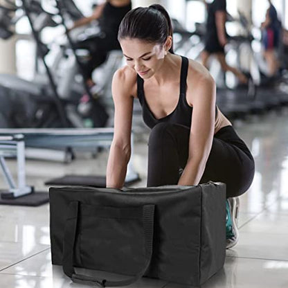 INFANZIA 24in Large Travel Duffel Bag, 600D Water Resistant Foldable, 56L - size: 24x12x12 inch