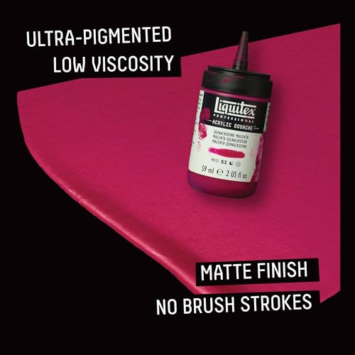 Liquitex Acrylic Gouache Paint Set, 12 x 22ml (0.74-oz), Essentials | Ultra pigmented, low viscosity, flat matte finish, no brush strokes, permanent & non-cracking & perfect for color-blocking - style: Essentials Set 12 x 22ml (0.74-oz)