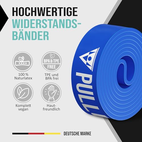Pullup & DIP Fitness Bands, Resistance Bands with Bag, Door Anchor (with Sets) and Exercise Guide - Single & in Value Set, Pull-Up Band Fitness Band for Calisthenics - color: EXTRA LIGHT + LIGHT + MEDIUM (Red + Black + Blue)