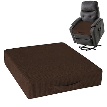 AddGrace High Density Recliner Cushion for Elderly 20x20in Brown - color: Dark Brown