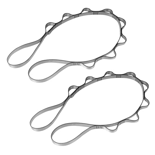 2pcs Daisy Chains, Adjustable Nylon Strap - color: Gray