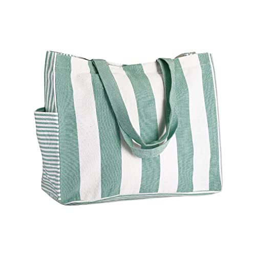 Folkulture Beach Bags for Women, Waterproof, Beach Must Haves -17x14 inch - color: Green