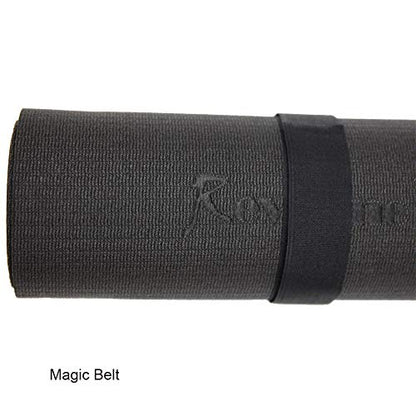 RevTime Extra Large Exercise Mat 6 x 6 feet (72" x 72" x 1/4"+) 7 mm Thick & High Density Mat for Home Cardio and Yoga Workouts, Durable Gym Mat, Black
