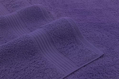 American Veteran Towel, Hand Towels for Bathroom Set of 4, 100% Cotton Turkish Hand Towel Sets, Soft Hand Face Towels, Purple Hand Towels - color: Purple, size: 16x28