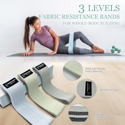 HIMESPORNER Pilates Kit with Resistance Bands, Pilates Ring Ball, Dumbbells