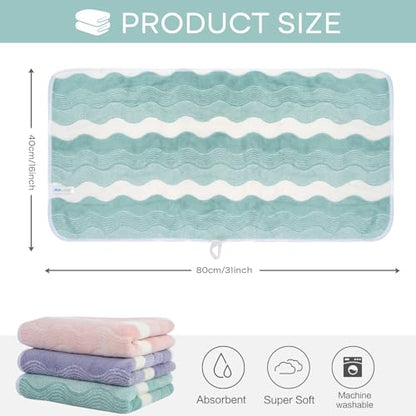 SINLAND Microfiber Bathroom Hand Towels, 16 x 31 Inch, 3Pack - color: Assort1x3
